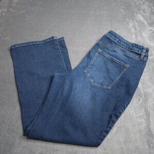 Sonoma Womens Bootcut Jeans 16W High Rise Medium Wash Stretch Imperfect